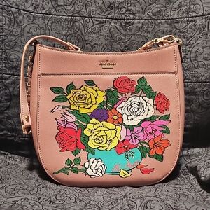 Kate Spade Floral Pink Crossbody Bag